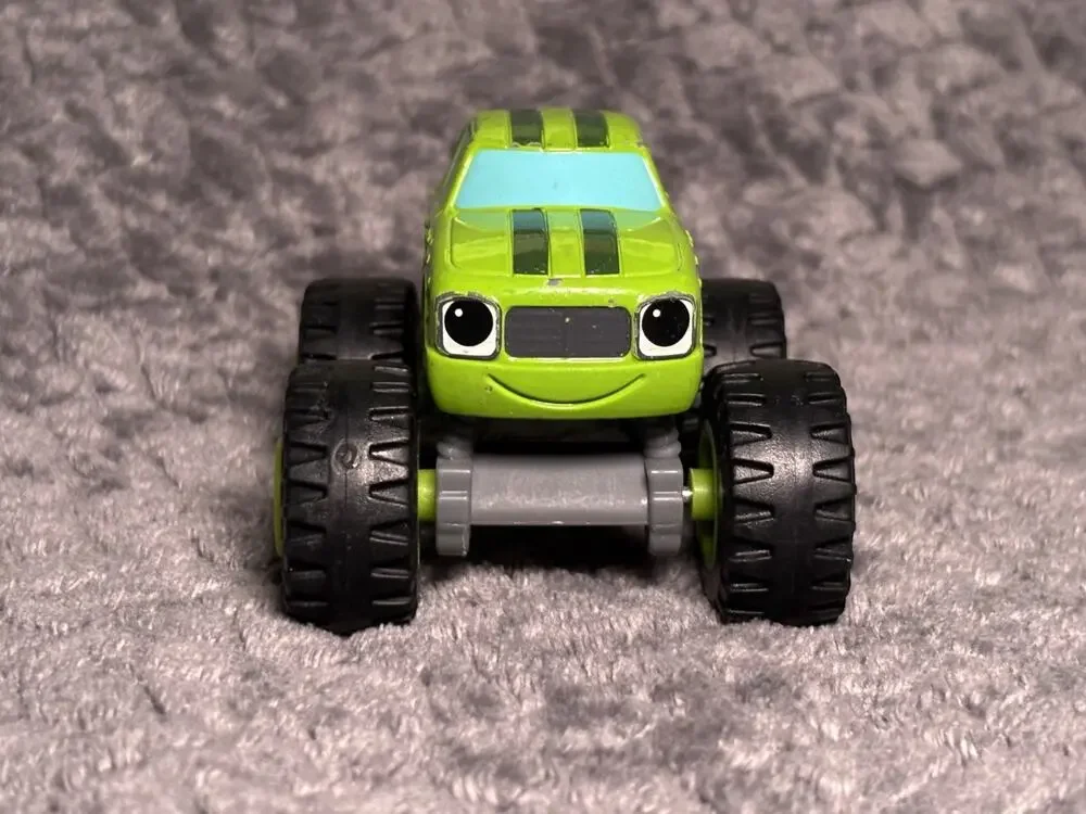 Mattel Blaze Monster Machines Green Truck Toy 2014 Nickelodeon